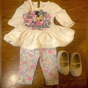 Baby Girls Disney Minnie Mouse Outfit